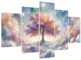 Tablou – Arborele vieții printre nori (150x105 cm)