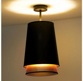 Lustră aplicată BELL Duolla SHINY 1xE27/15W/230V d. 25 cm negru/cupru