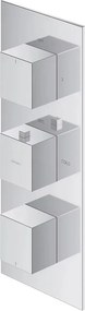 Baterie cada - dus incastrata Omnires Fresh termostatata fara corp ingropat