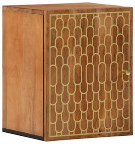 vidaXL Dulap de perete de baie, 38x33x48 cm, lemn masiv de mango