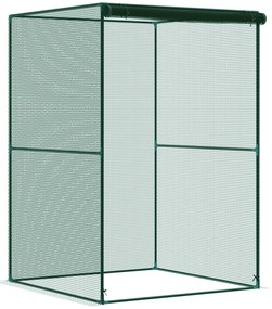 Outsunny Jaula de Cultivo para Plantas 120x120x180 cm cu Ușă Enrollabilă și Structură din Oțel pentru Grădină Terrasă Culoare Verde | Aosom Romania