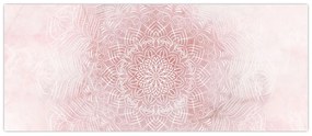 Tablou - Mandala roz (120x50 cm)