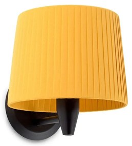 Aplica de perete moderna design elegant SAMBA mini negru/galben