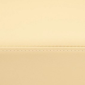 Set de masă Leon 6+1 alb-bej