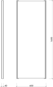 Oglindă de perete 60x160 cm Lun – noo.ma