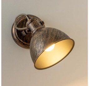 Spot de perete Brilagi TECHNO 1xE27/60W/230V bronz/patină