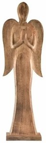 Înger din lemn de mango InDecor, 23 x 7 x 78 cm, 78 cm