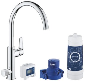 Baterie bucatarie cu filtru de apa Grohe Blue Pure Baucurve