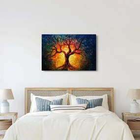 Tablou - Arborele vieții în mozaic (90x60 cm)