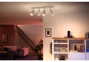 Spot LED RGBW dimabil Philips Hue FUGATO 4xGU10/4,2W/230V alb
