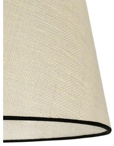 Lustră pe cablu Duolla YUTE 1xE27/15W/230V d. 38 cm gri/negru