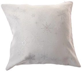 Față de pernă de Crăciun impermeabilă Fulgiargintii, 40 x 40 cm