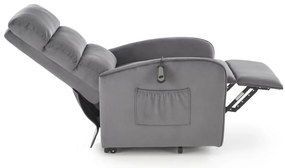 Fotoliu Maroni velvet gri H103 cm