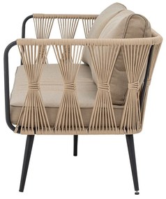 Canapea de grădină bej Pavone – Bloomingville