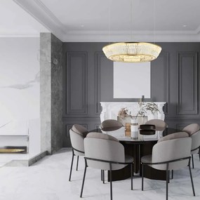 Lustra LED dimabila design elegant Luxury D-60cm