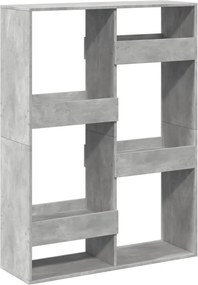 vidaXL Separator de cameră, gri beton, 100x33x135 cm, lemn prelucrat