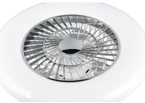 Plafonieră albă-argintie LED Visby – Trio