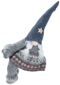 Suport decorativ pentru perdele Elf gri, 24 x 24 x 43 x 8 cm