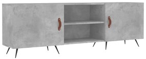 vidaXL Comodă TV, gri beton, 150x30x50 cm, lemn compozit