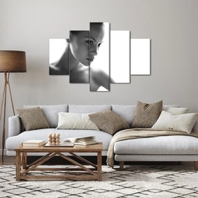 Tablou - Portretul femeii, alb- negru (150x105 cm)