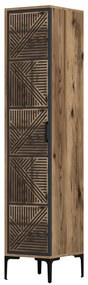 Dulap de haine Kiara P (Nuc + antracit). 1088621