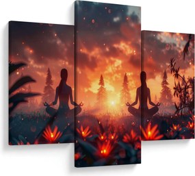 Tablou - Yoga în natură (90x60 cm)