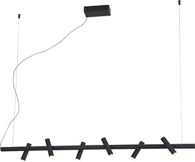 Lustră LED suspendată pe cablu CLIO LED/29W/230V neagră