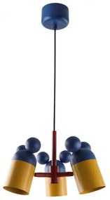 Lustră pentru copii albastră cu abajur din metal ø 30 cm Mouse II – GTV