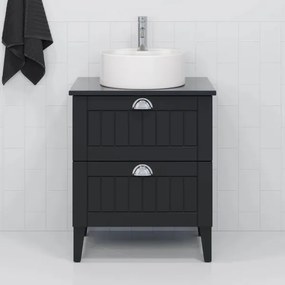 BATH DELUXE 06-038-09-11-00 - Lavoar de blat VIKEDAL Ø 38 cm, ceramică/alb