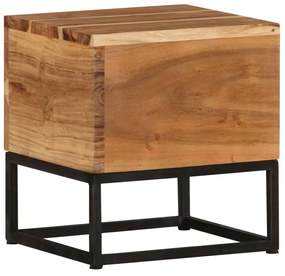 Masa laterala, 30x30x33 cm, lemn masiv de acacia 1, lemn masiv de acacia