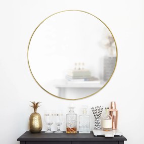Oglindă HUBBA 86.5 cm cu bordură de alamă