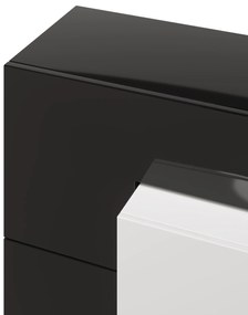 Mobilier TV, Negru+Alb | Aosom Romania