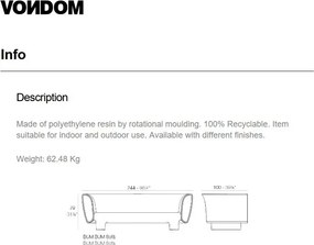 Canapea de exterior / interior design modern premium BUM-BUM