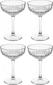 Set 4 pahare pentru sampanie, 4 250 ml