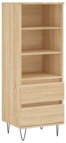 vidaXL Dulap înalt, stejar sonoma, 40x36x110 cm, lemn compozit