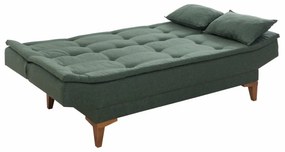 Canapea 3 Locuri, Lemn Solid, Santo, Verde