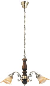 Rabalux Rustic 3 lampă suspendată 3x40 W alamă-maro 7093