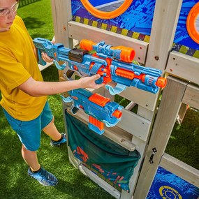 Loc de joaca pentru copii de gradina NERF BATTLE FORT 4,45 x 1,84 m