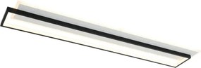 Brilagi - Plafonieră LED dimabilă OUTLINE LED/90W/230V 18x100 cm alb/negru +telecomandă