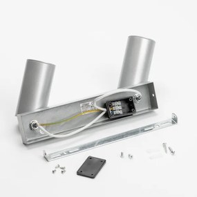 Spot pentru baie Brilagi SELE 2xGU10/30W/230V IP44 argintiu