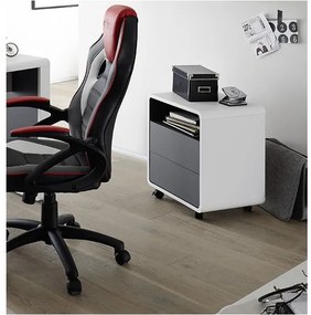 Corp mobil pentru birou TEO, alb/antracit