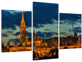 Tablou cu construcție iluminată (90x60 cm)