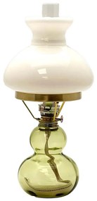 Lampă cu gaz lampant ZUZANA 43 cm verde-pădure
