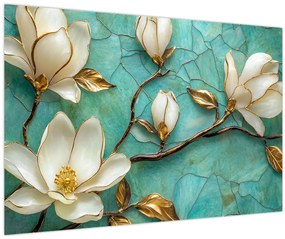 Tablou - Magnolii 3D (90x60 cm)