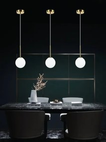 Open Design OR80087 - Lustră de baie suspendată pe cablu BAO 1xG9/8W/230V IP44 aurie