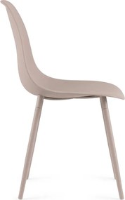 OFERTA Scaun de masa OSAKA din plastic, bej calitatea a II-a