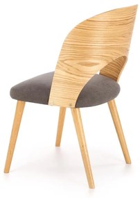Scaun Cadiz natur/gri H83 cm