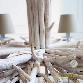 Candelabru natural si modern din ramuri cu 5 brate, Euphoria A-35954 VC