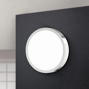Aplica LED de perete sau tavan, Bully 14cm chrome
