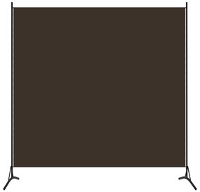 320736 vidaXL Separator de cameră, maro, 175x180 cm, textil